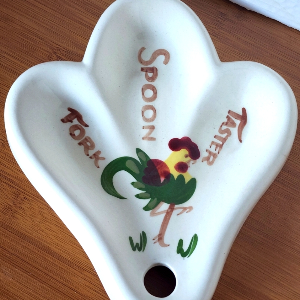 Vintage spoon rest